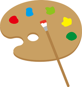 Paintbrush and Palette