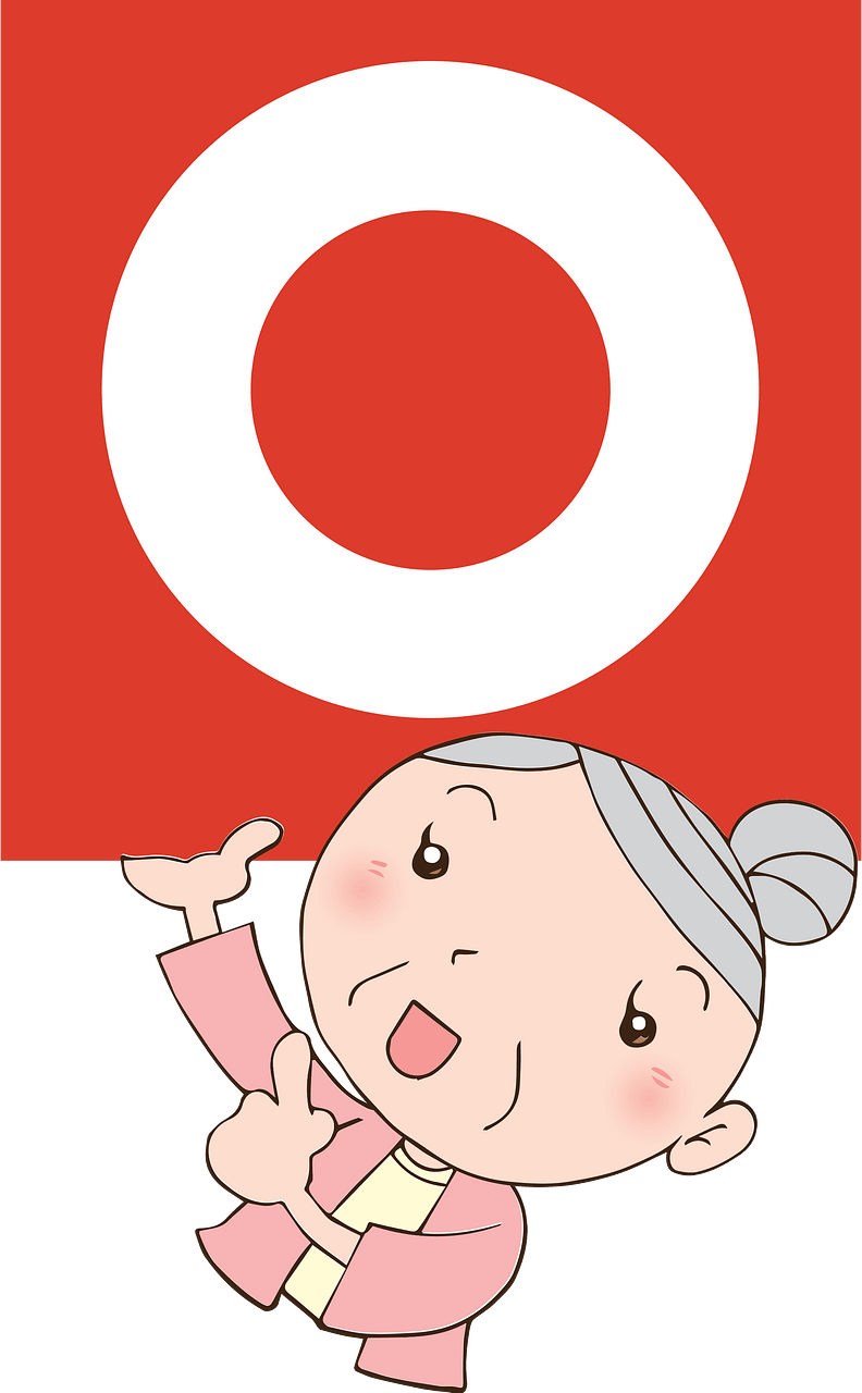 Senior Woman with a Circle O