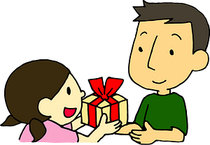 Daughter Makes a Gift to Her Father