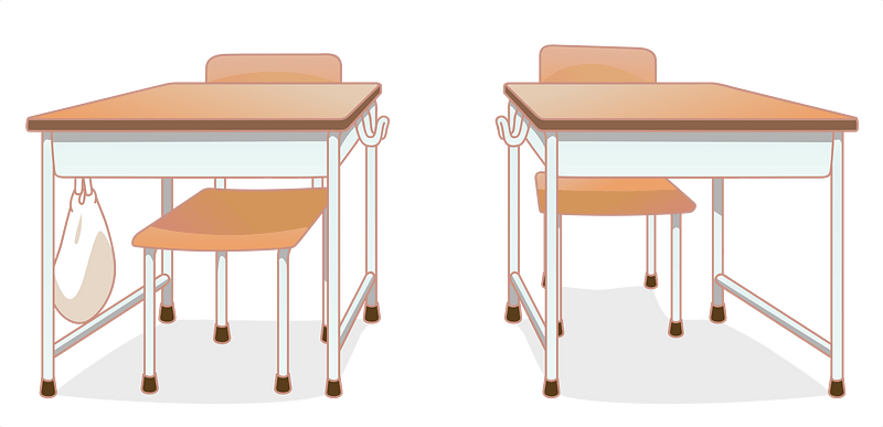 School Desk and Chair