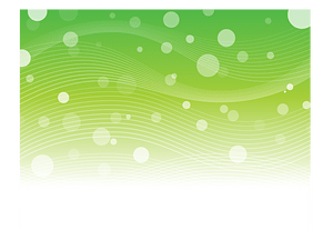 Background with Green Wave