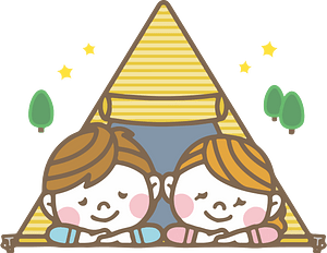 Children in a Camping Tent