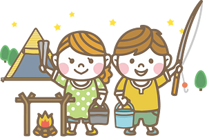 Children on a Camping Trip