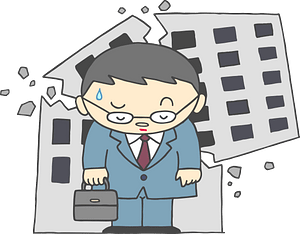 Businessman Bankrupt in Sadness