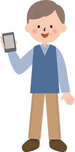 Senior Man with Smartphone