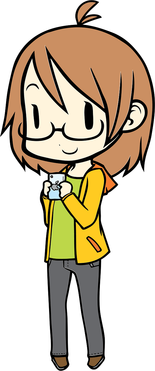 Girl with Smartphone