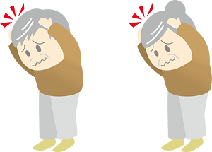 Sick Old Couple with Cold and Headache