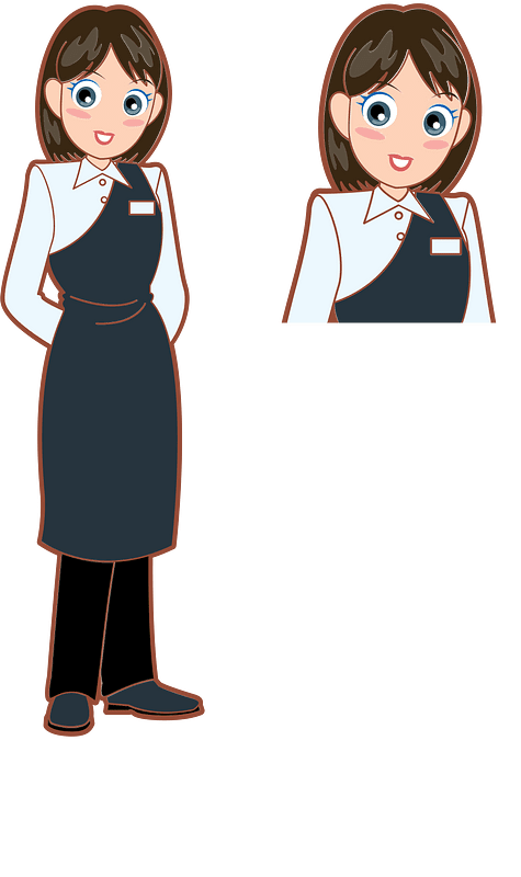 Woman Waitress