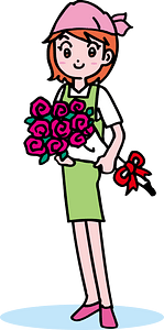 Woman in a Flower Shop