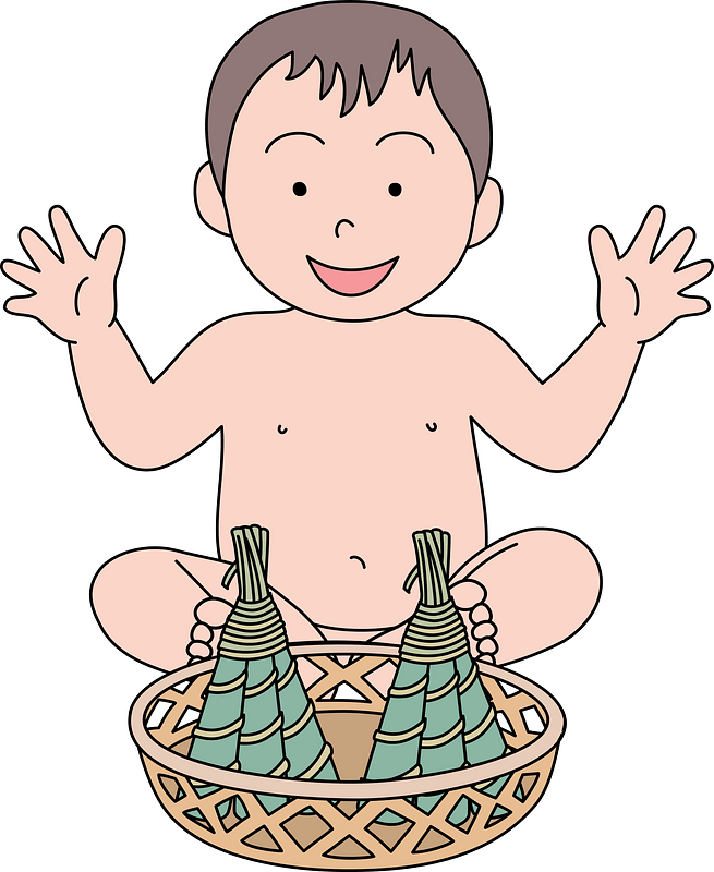 Baby with Rice Dumpling