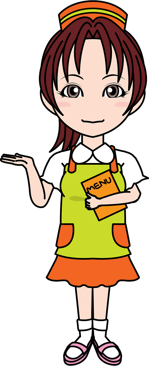 Waitress Woman