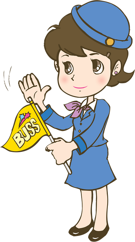 Woman Bus Guide
