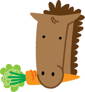 Horse Eats Carrot