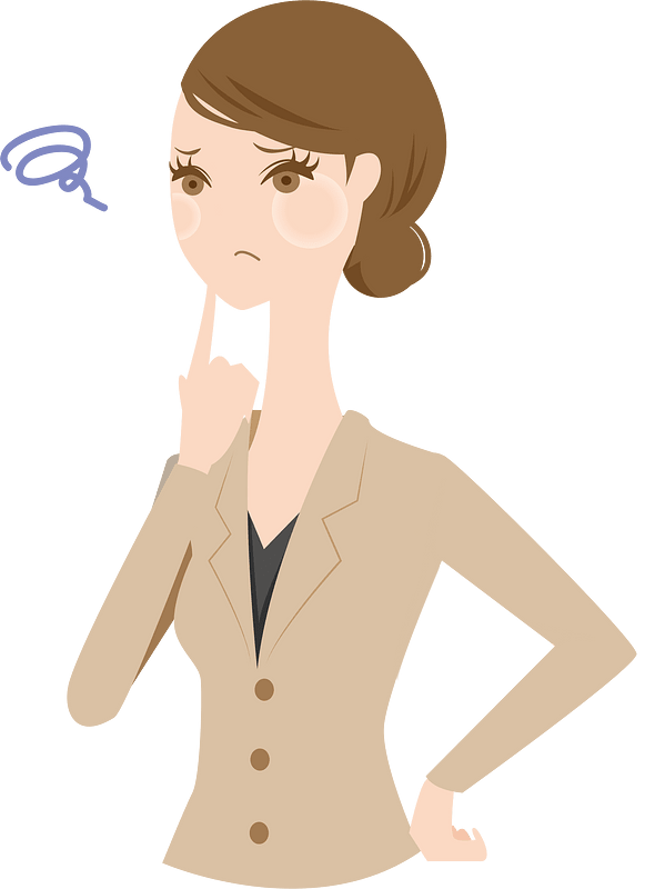 Business Woman Troubled