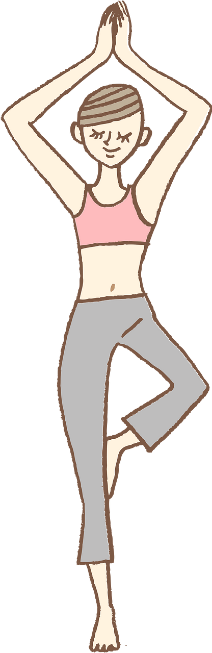 Woman Doing Yoga Exercise