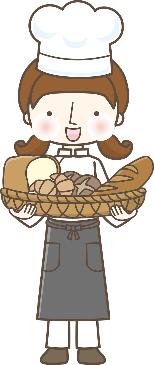 Woman Baker with Bread