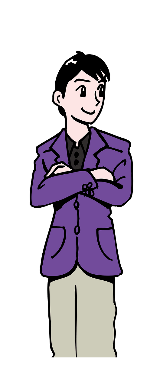 Ung man