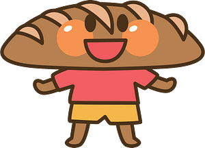 Baguette Bread Character