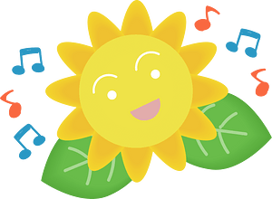 Smiling Sunflower Character