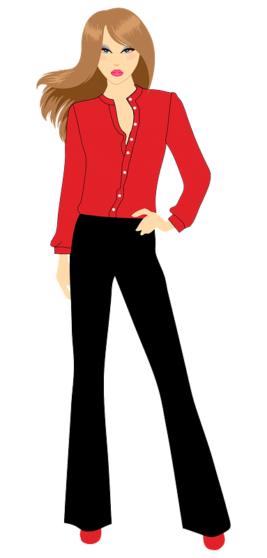 Confident girl