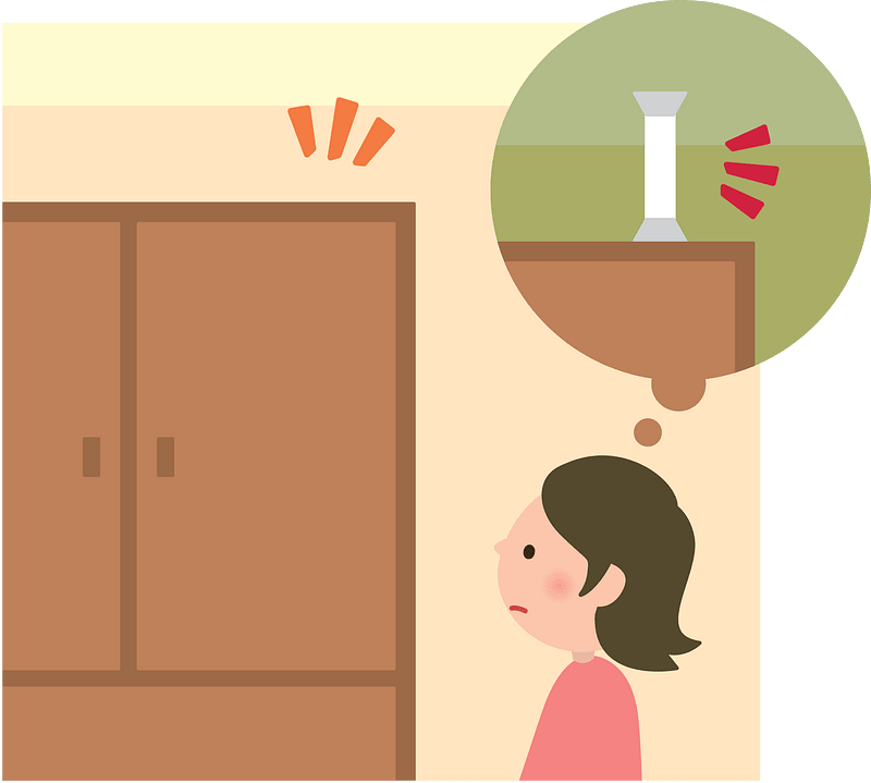 Woman Hears Disaster Prevention Sound