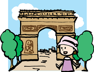 The Arc de Triomphe