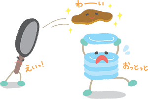 Pancake, Pan and Dish Characters