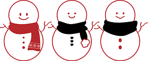 Snowman in Winter