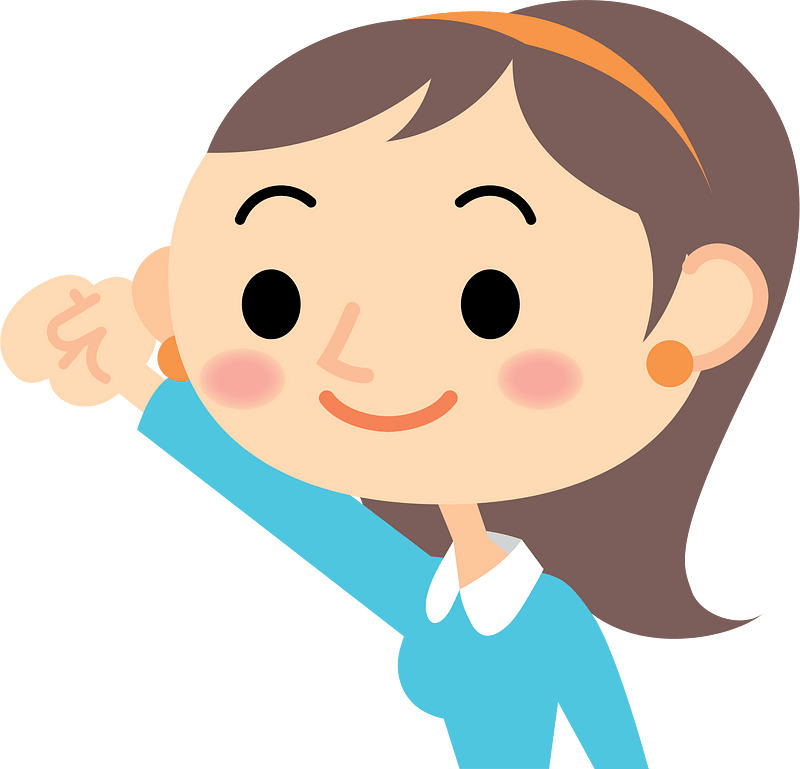Woman Pumps Her Fist