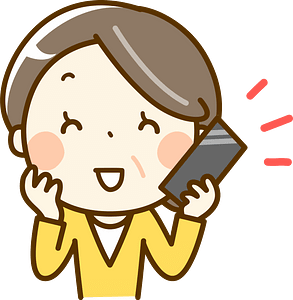 Senior Woman Talks on the Mobile Phone