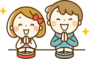 Girl and Boy are Having a Lunch