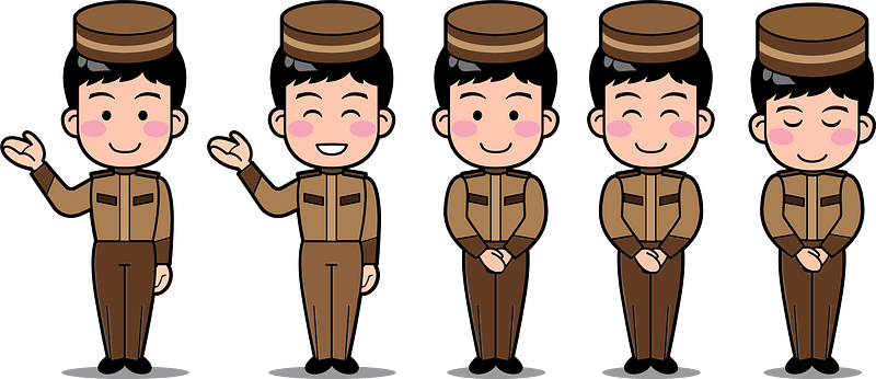 Hotel Bellhop Man