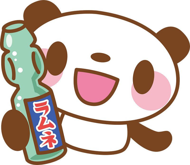 Giant Panda with Ramune Lemonade