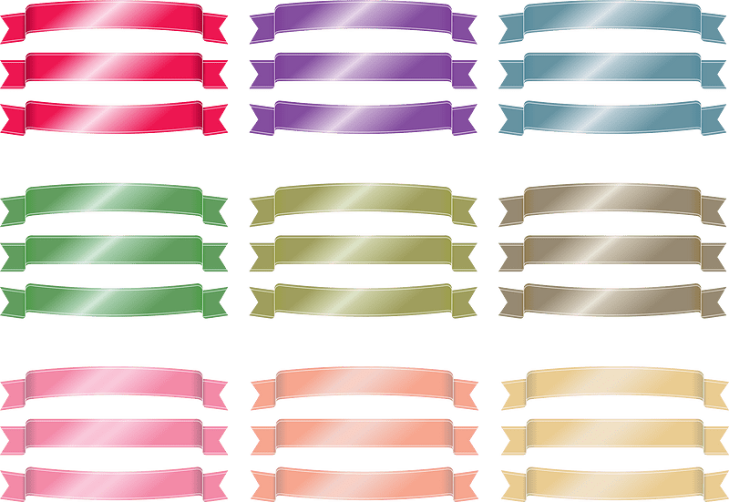 Ribbon Title Set