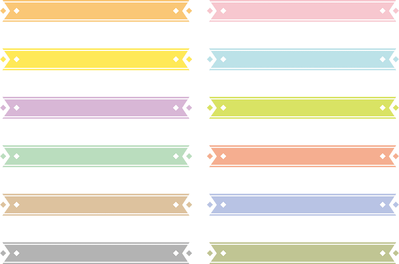 Ribbon Title Set