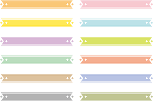 Ribbon Title Set