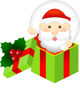 Santa Claus as Christmas Gift