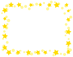 Frame with Stars and Dots