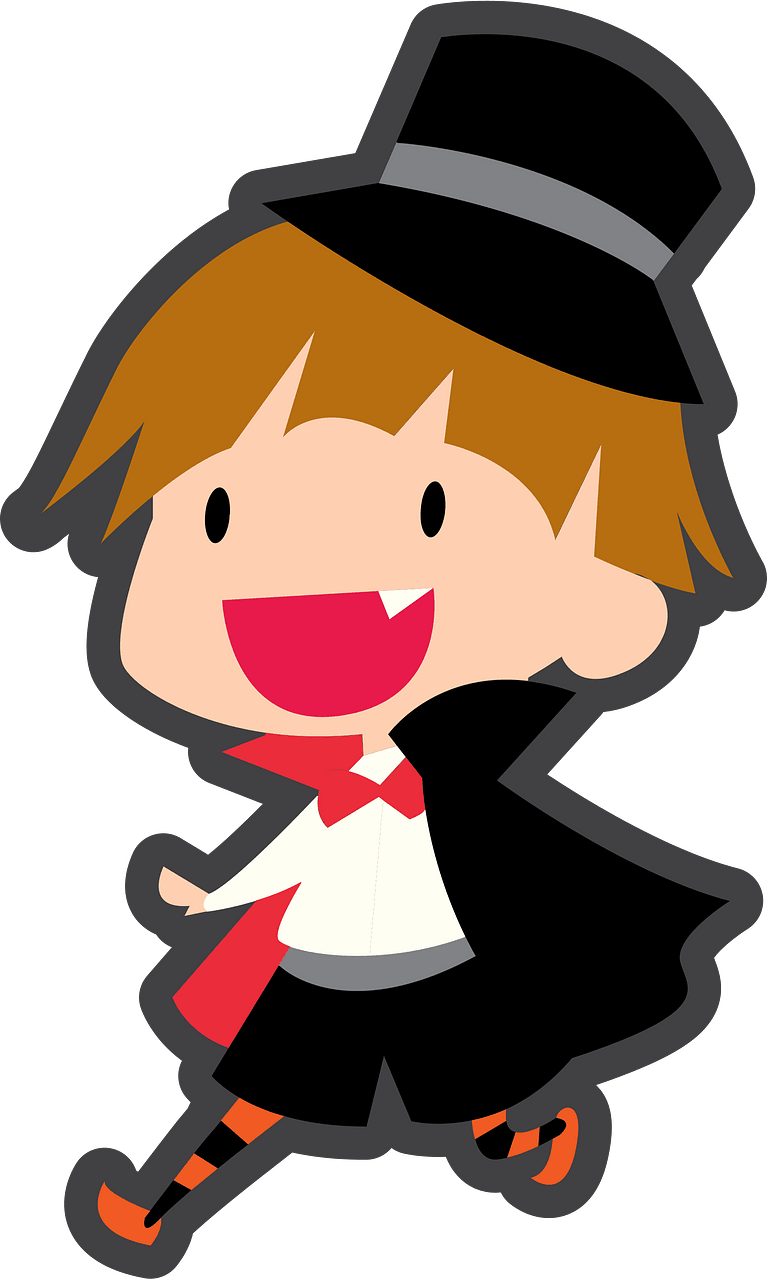 Child Cosplays Dracula