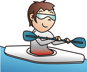 Man is Going Canoeing