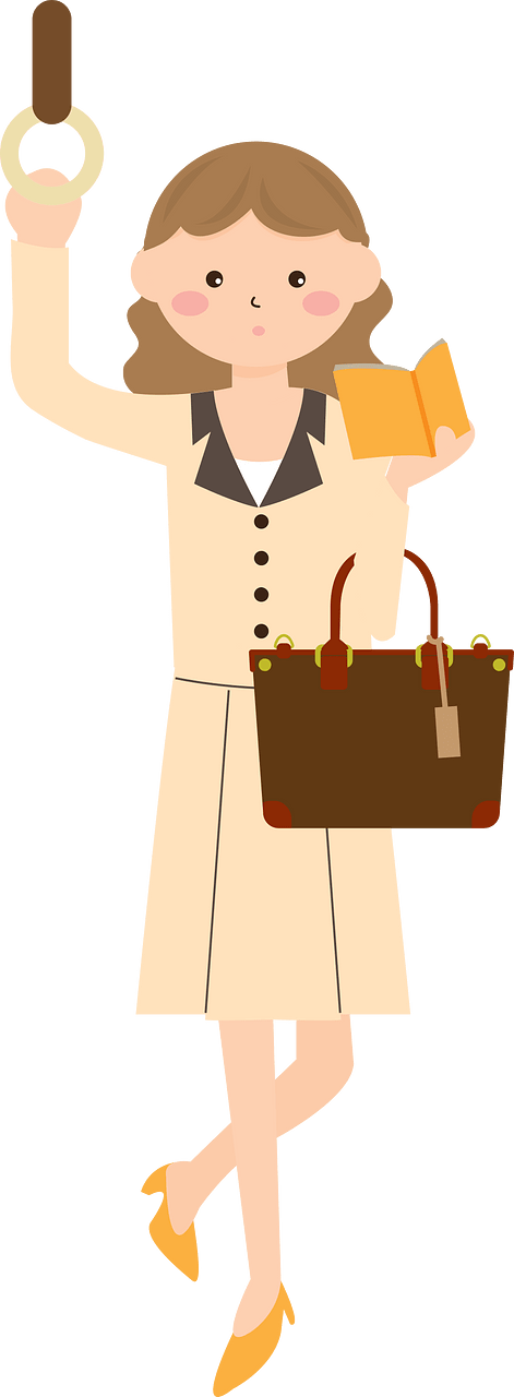 Business Woman Heading to Work