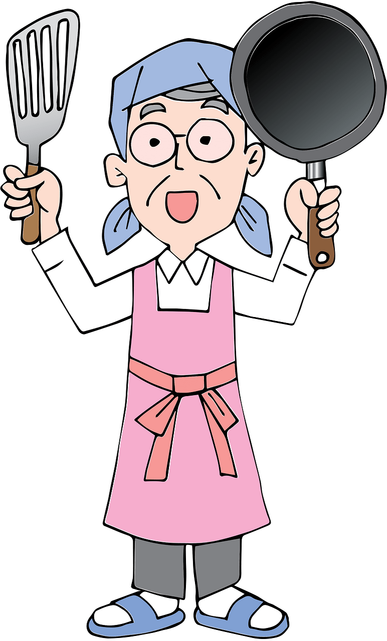 Senior Man Cooking