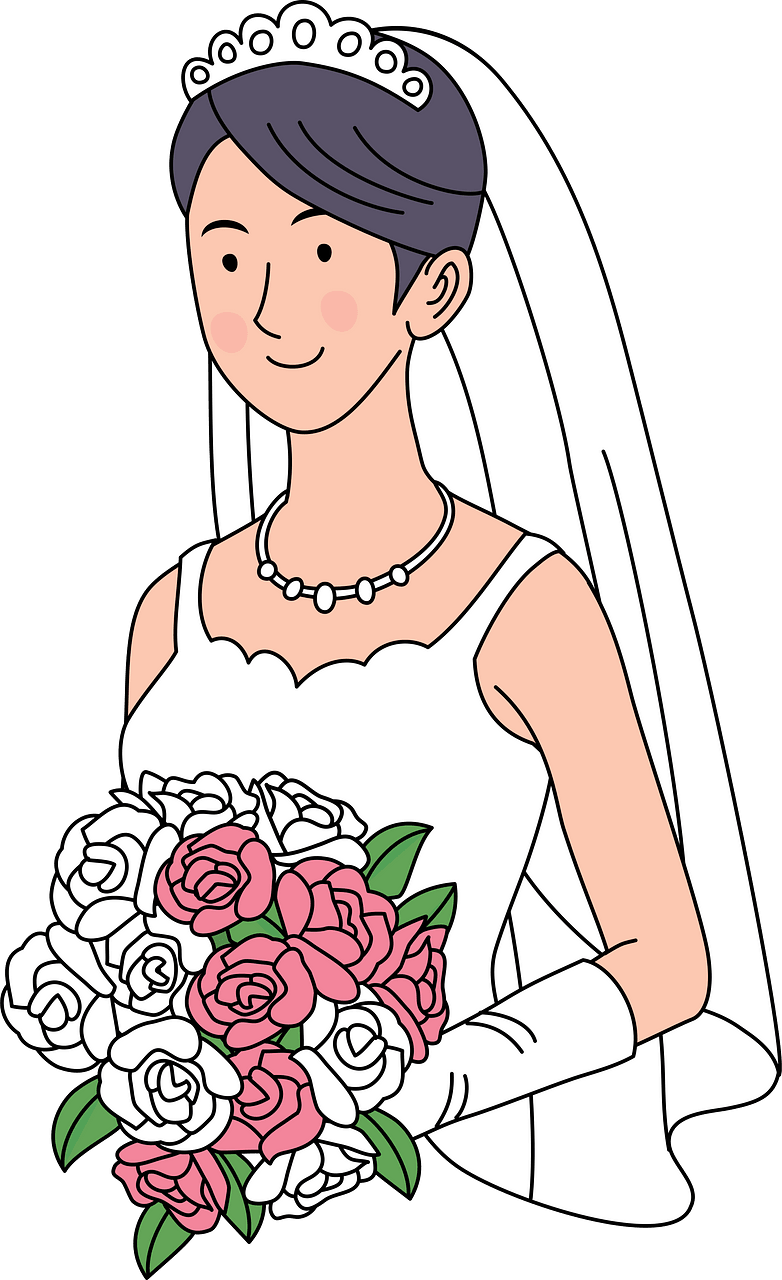 Bride in a Wedding Dress