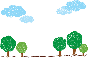 Trees under the Clouds