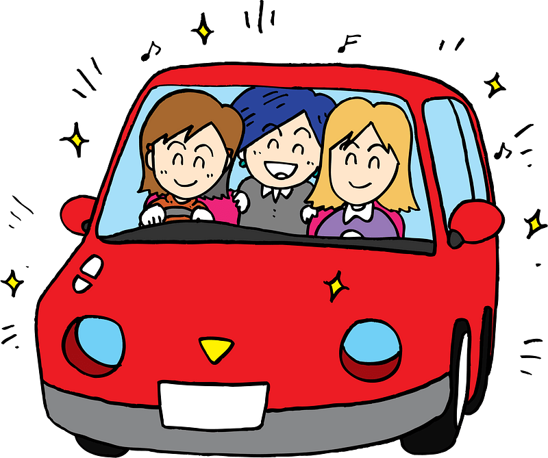 Women in a Car