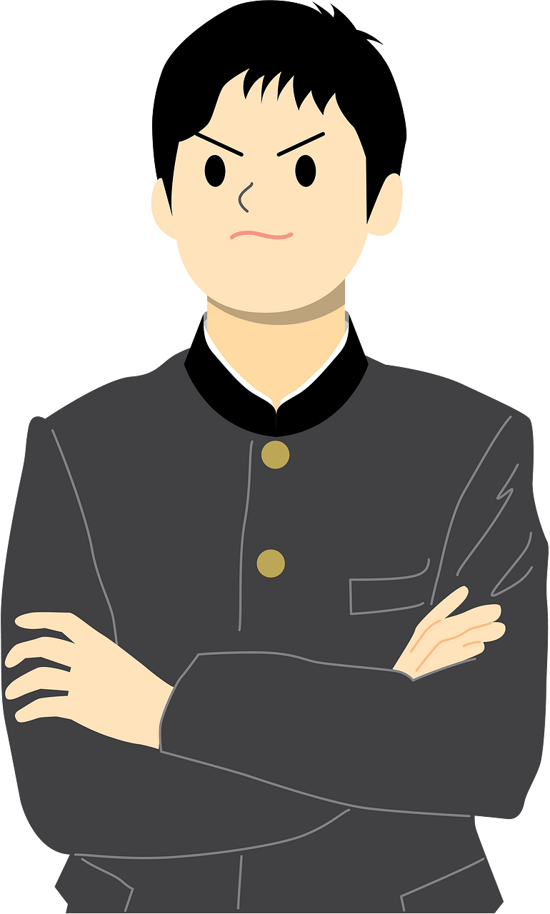 Angry Male Student