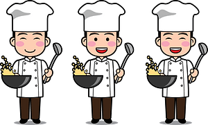 Chinese Cook at Work