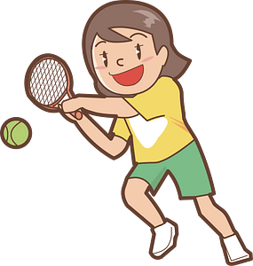 Kid Plays Tennis