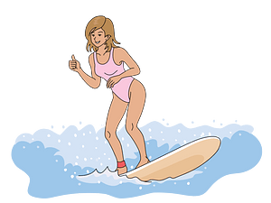 Woman Surfer