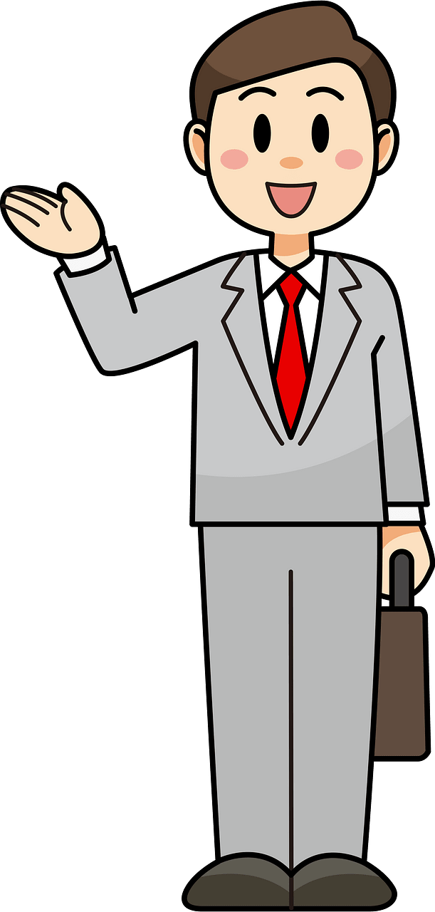 Businessman Welcomes